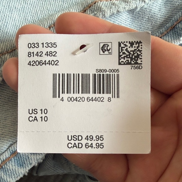 American Eagle Outfitters Light Blue Jean Shorts - Picture 5 of 5